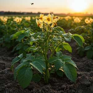 Stunning Potato Plant Photography - National Geographic Style