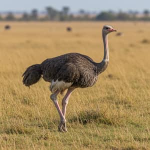 Common Ostrich: A Detailed View on the Savannah