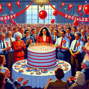 Celebrating a Socialist Birthday Party Together