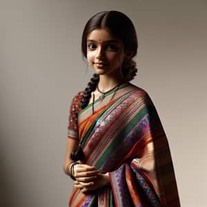 Traditional Malayali Saree: Cultural Attire with Vibrant Colors