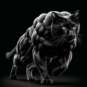 Powerful Strong Cat: The Fearless Feline