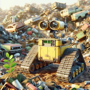 Friendly Autonomous Robot Navigating Post-Apocalyptic Landscape