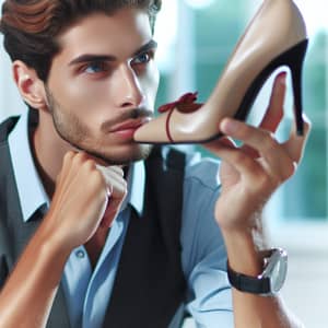 Kenan Chalabi Observing Details of Women's Shoes