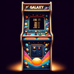 1971 Galaxy Game: Vintage Arcade Nostalgia