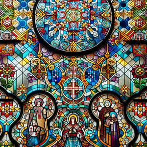 Intricate Ukrainian Stained Glass Art | Studio Glass Works