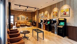 Vintage Gaming Room Design Ideas and Inspiration