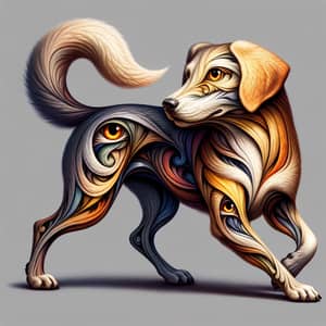 Unique Dog Imagery: Unusual Canine Creature Design