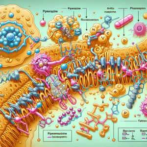 Mechanism of Action of Piperazine: Anti-Parasitic Effects Illustrated