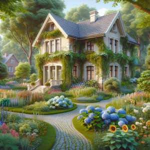 Charming House with Lush Garden in Suburbia