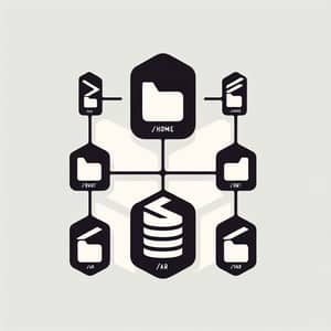 Minimalist Linux File System Structure | Abstract Geometric Shapes