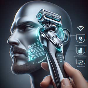 Innovative Razor with Futuristic Technology - Sleek Design