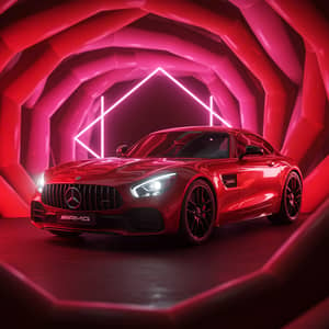 Mercedes Benz GT AMG Cover Art for Futurephonk