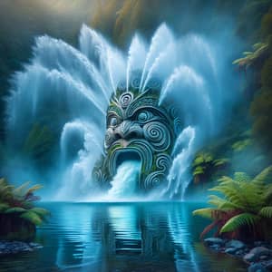 Maori Lake Guardian Emerges: Hyper-Realistic Image