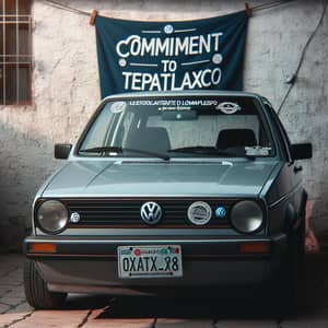 1990 Grey Volkswagen Golf | Commitment to Tepatlaxco