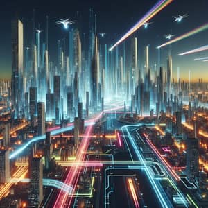 Abstract Futuristic Cityscape | Breathtaking Urban Vision