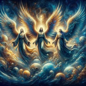 Archangels Illustration from First Book of Enoch