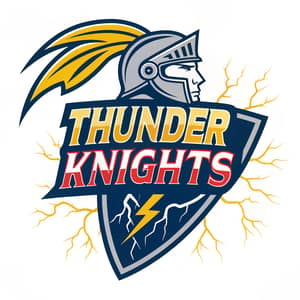 Thunder Knights Hockey Logo | Unique Team Designs