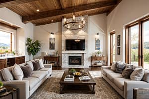 Rustic Living Room Interior Design Ideas