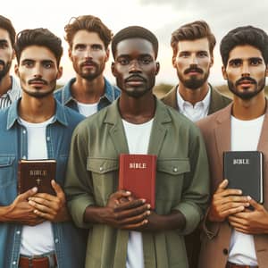 Men with the Bible: Diversity in Faith