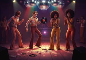 1970s Funk Culture Dance Scene