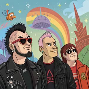 KMFDM in Pixar Style - Creative Art