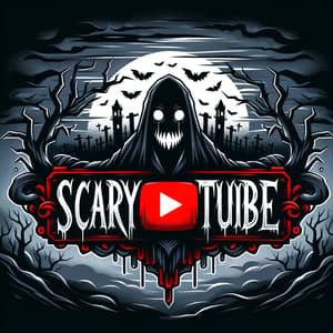 Spooky Logo Design for ScarryTube YouTube Channel