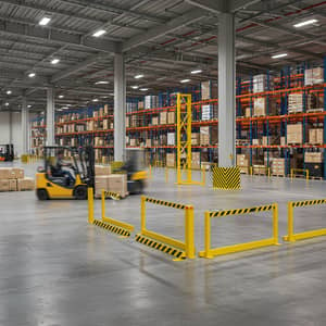 Efficient Logistics Warehouse Safety Features