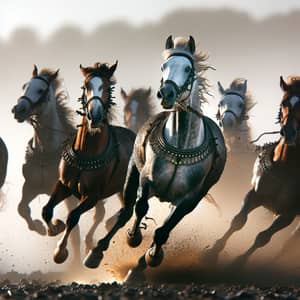 Racing Moorish Horses - Spectacular Display of Speed and Grace