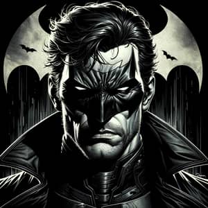 Hyper-Realistic Batman Portrait | Comic Book Style Art