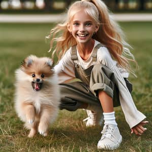 Nina Playing with Churumela | Joyful Moment in Park