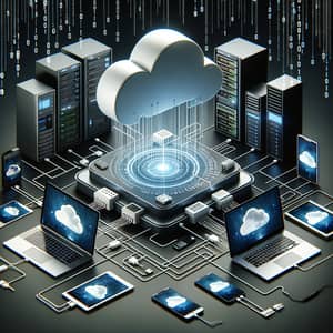 3D Cloud Computing Hosting Technology with Electronic Devices