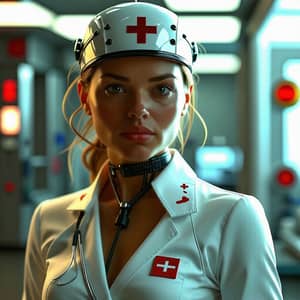 Futuristic Female Nurse: Innovation in Healthcare