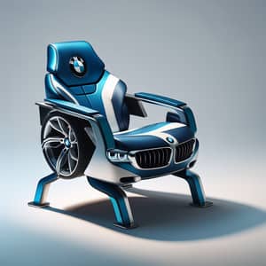BMW-Inspired Chair: Luxury Design with Sleek Lines & Glossy Finishes