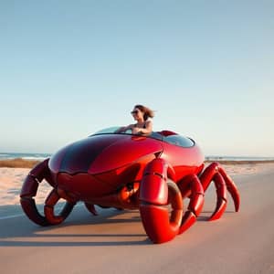 Crab-Inspired Car Design: Elegance on Wheels