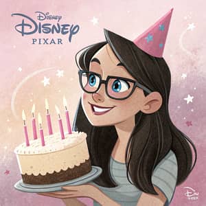 Disney Pixar Animation: Celebrating a Birthday Girl