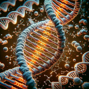 DNA Replication Process with Nucleotide Duplication