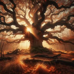 Ancient Oak Tree: A Poetic Tribute to Enduring Life and Wisdom