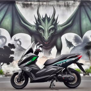 Yamaha Nmax Scooter: Explore 'Viaje di Noning' Caption