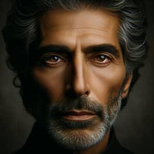 Distinguished Middle Eastern Man in 60s | Elegant Portrait