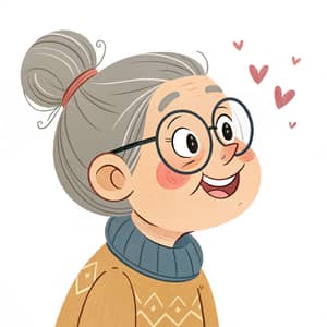 Grandmother Cartoon - Fun and Creative Designs