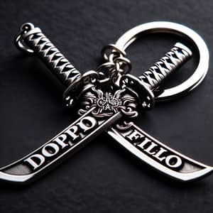 Doppio Filo Katana Keychain | Premium Metal Design