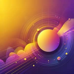 Modern Yellow & Purple Background for LinkedIn Banner