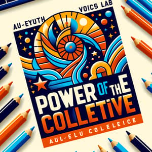 AU-EU Youth Voices Lab Logo Design | Modern Unity Illustration