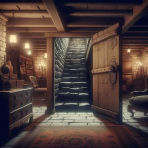 Rustic Basement Antique Furniture | Eerie Vintage Aesthetic