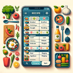 Food Recipe and Meal Planning Application | Weekly Meal Schedule