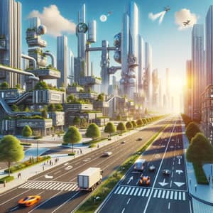 Utopian Future: Harmony of Industry and Nature