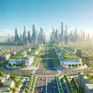 Futuristic Eco-Friendly City: Clean & Developed