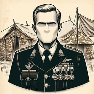 Military Colonel Portrait | Formal Uniform & Decorations