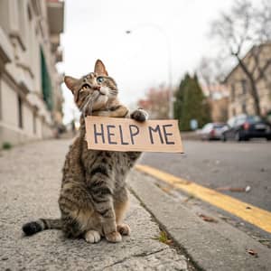 Adopt This Cat: Help Me Sign