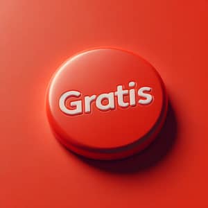 Vibrant Red Call-to-Action Button with 'Gratis' Label